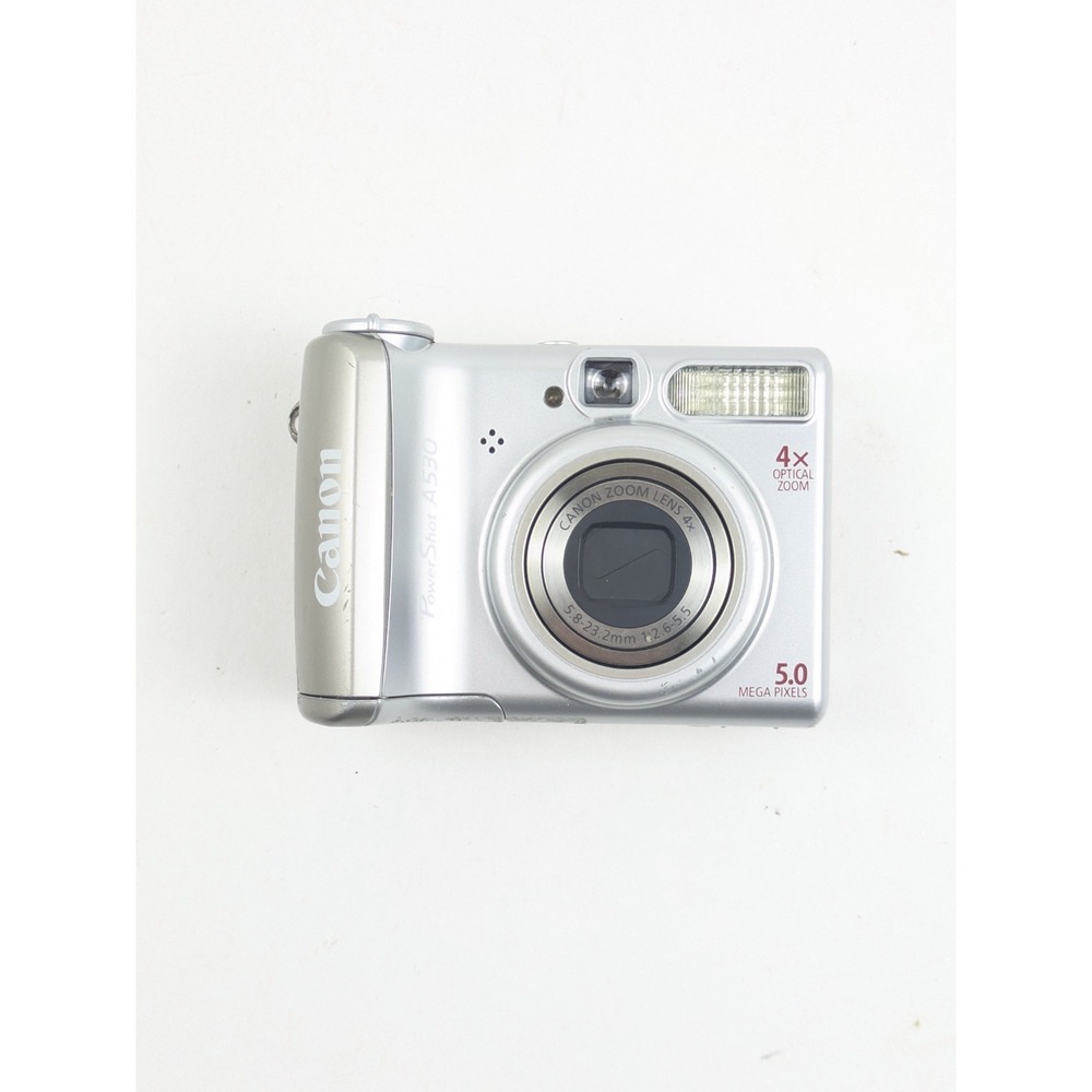 Canon PowerShot A530 5.0 Digital Point-And-Shoot Camera Tested and Working READ
